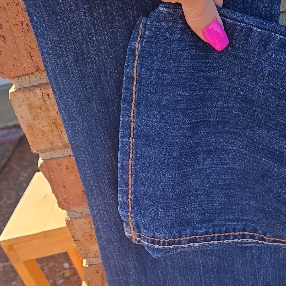 Rue21 Distressed Blue Boot Cut Jeans - Picture 7 of 16